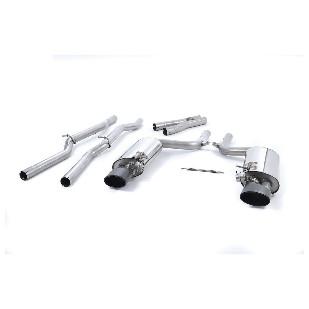 Milltek Audi RS4 B7 non-resonated(luider) cat-back systeem met l