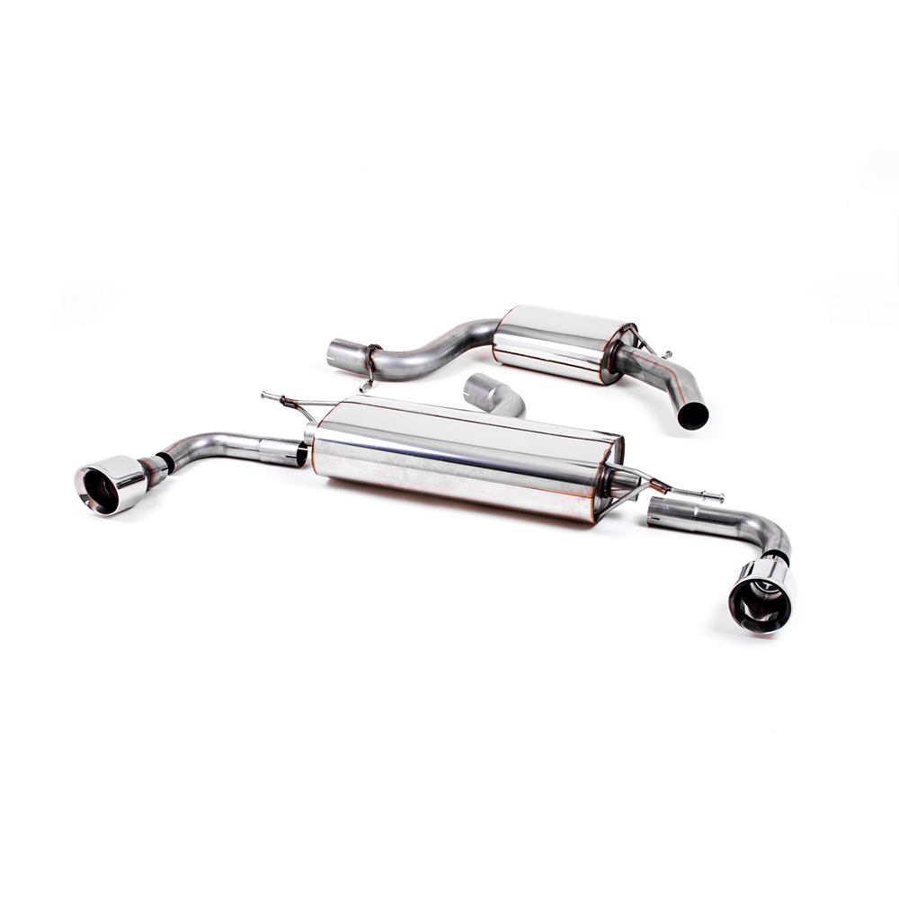 Milltek VW Golf VI GTI 2.0 TSI resonated(stiller) dual cat-back