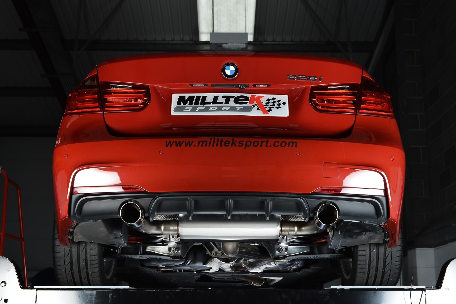 Milltek BMW 3 Series F30 resonated(stiller) dual cat-back systee