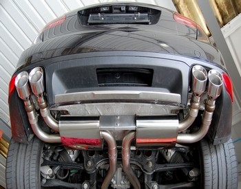 Milltek Porsche Cayenne 958 Turbo 4.8 V8 Quad cat-back systeem n
