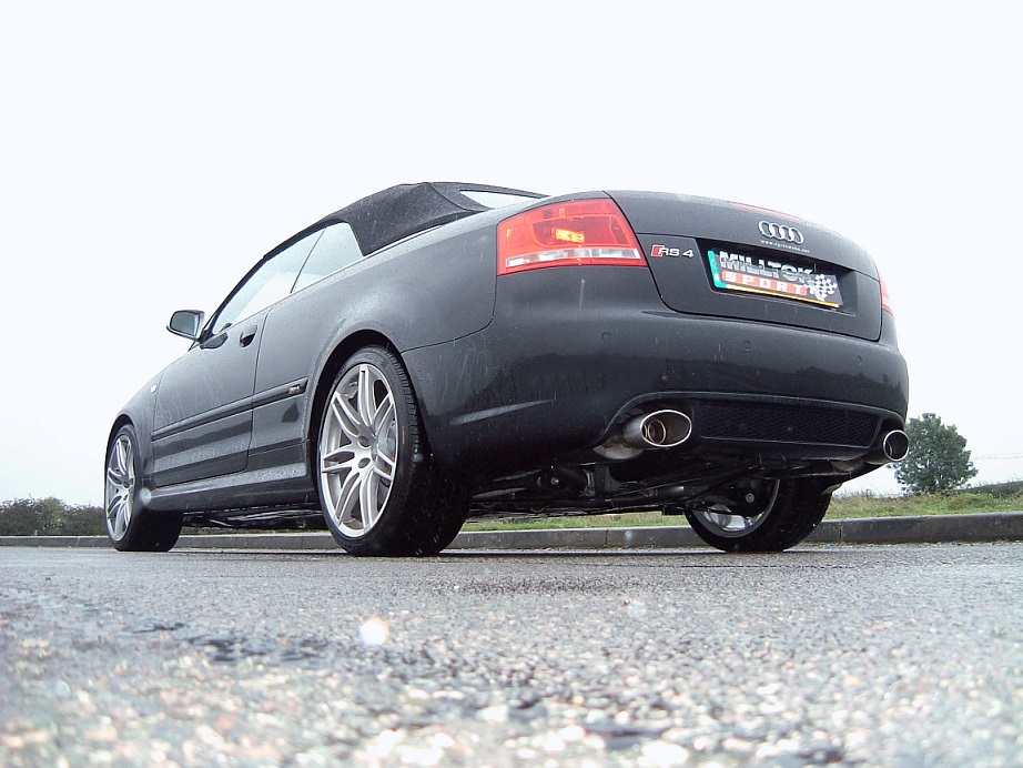 Milltek Audi RS4 B7 non-resonated(luider) cat-back systeem met l
