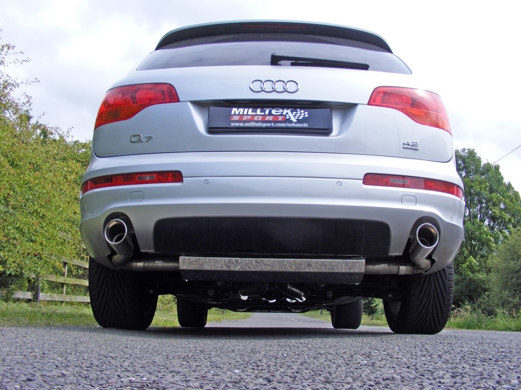 Milltek Audi Q7 4.2 FSI quattro Compleet resonated(stiller) dual