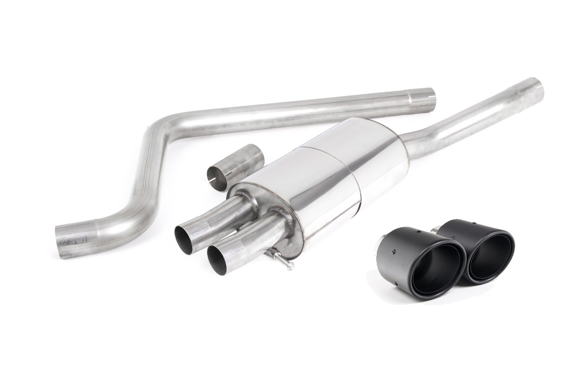 Milltek VW Polo 6R 1.4 TSI 180pk cat-back systeem met dubbel 80m