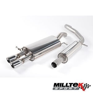 Milltek VW Polo 9N resonated(stiller) cat-back systeem met dubbe