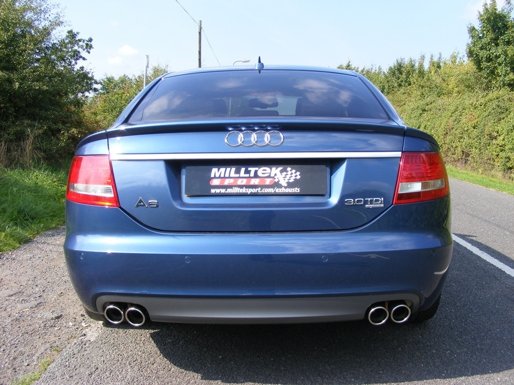 Milltek Audi A6 4F 3.0 TDI quattro non-resonated(luider) cat-bac