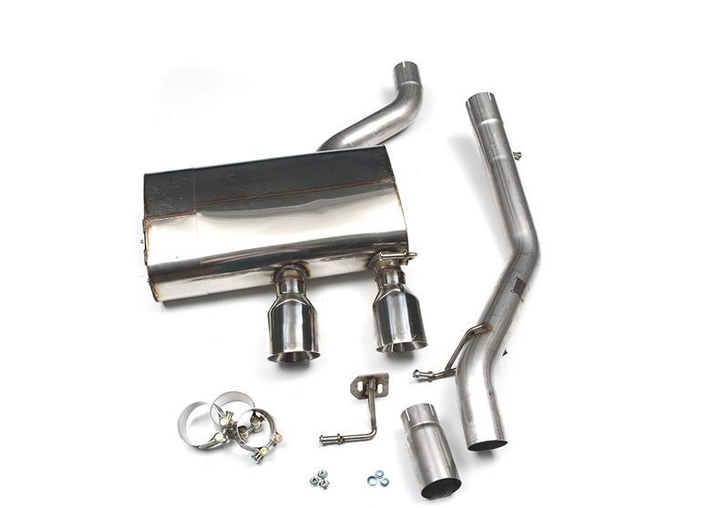 Milltek VW Golf V R32 3.2 V6 non-resonated(luider) dual cat-back