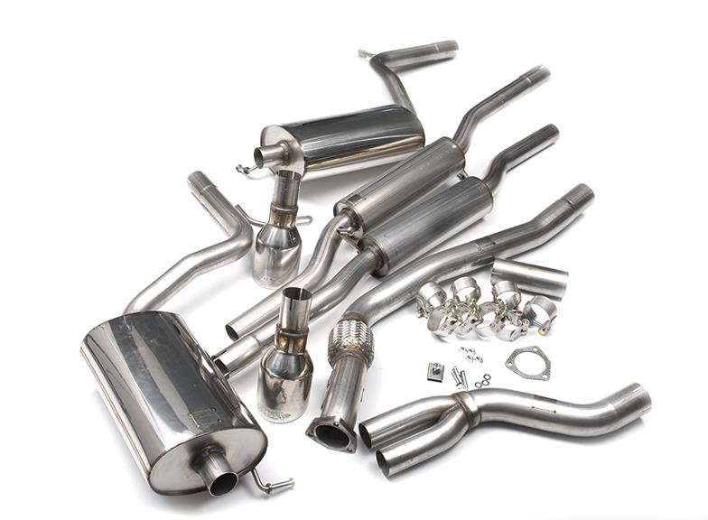Milltek Audi A4 B7 2.0 TFSI quattro cat-back systeem resonated(s