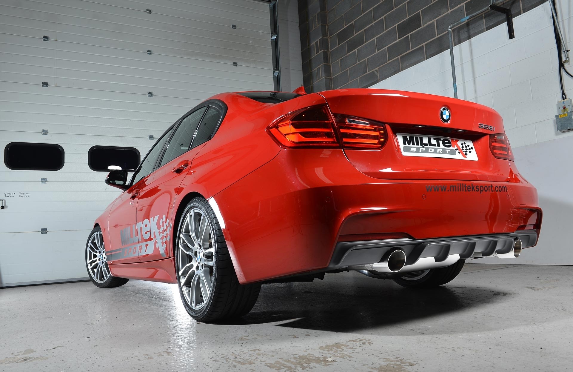 Milltek BMW 3 Series F30 resonated(stiller) dual cat-back systee