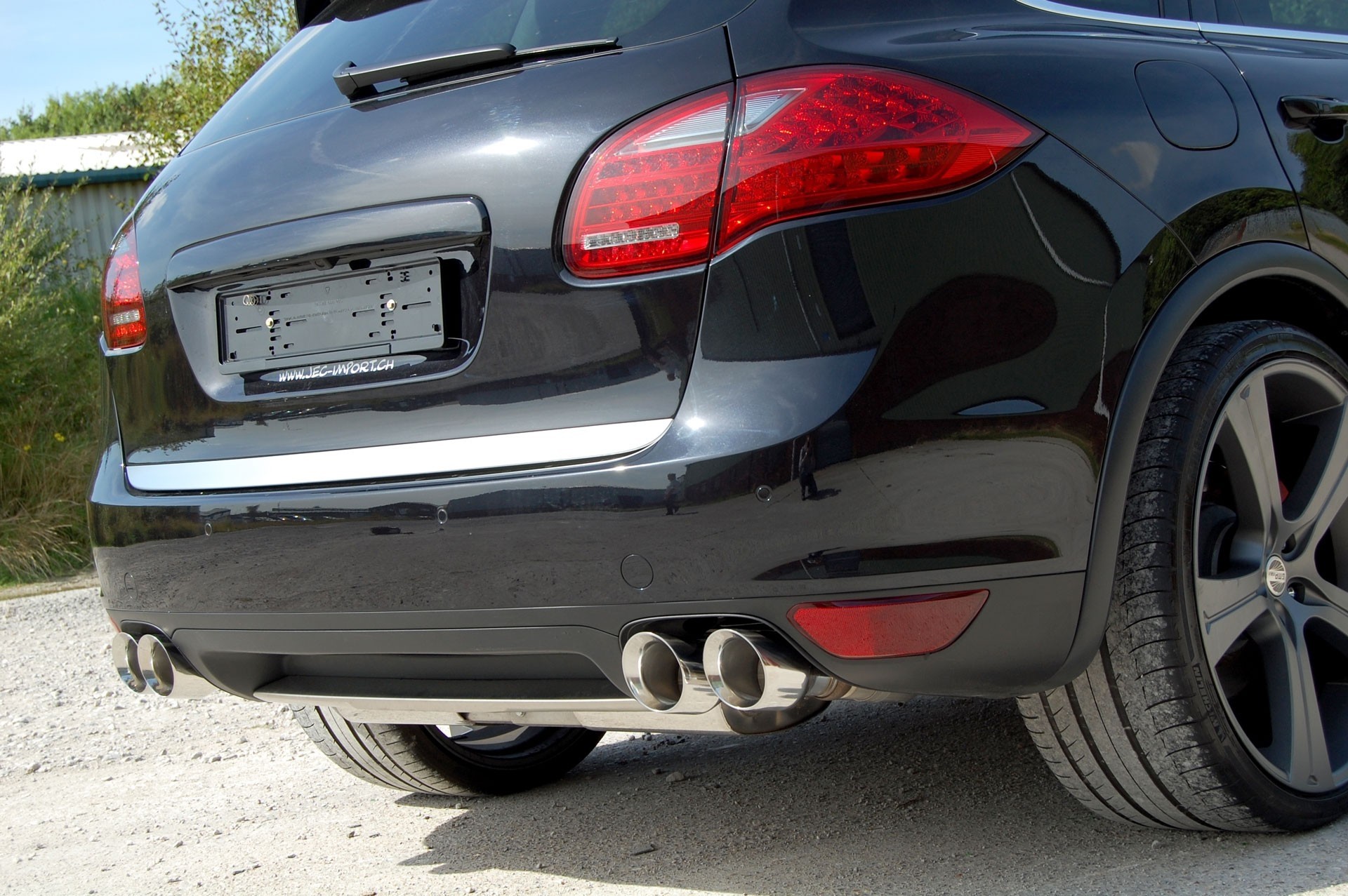 Milltek Porsche Cayenne 958 Turbo 4.8 V8 Quad cat-back systeem r
