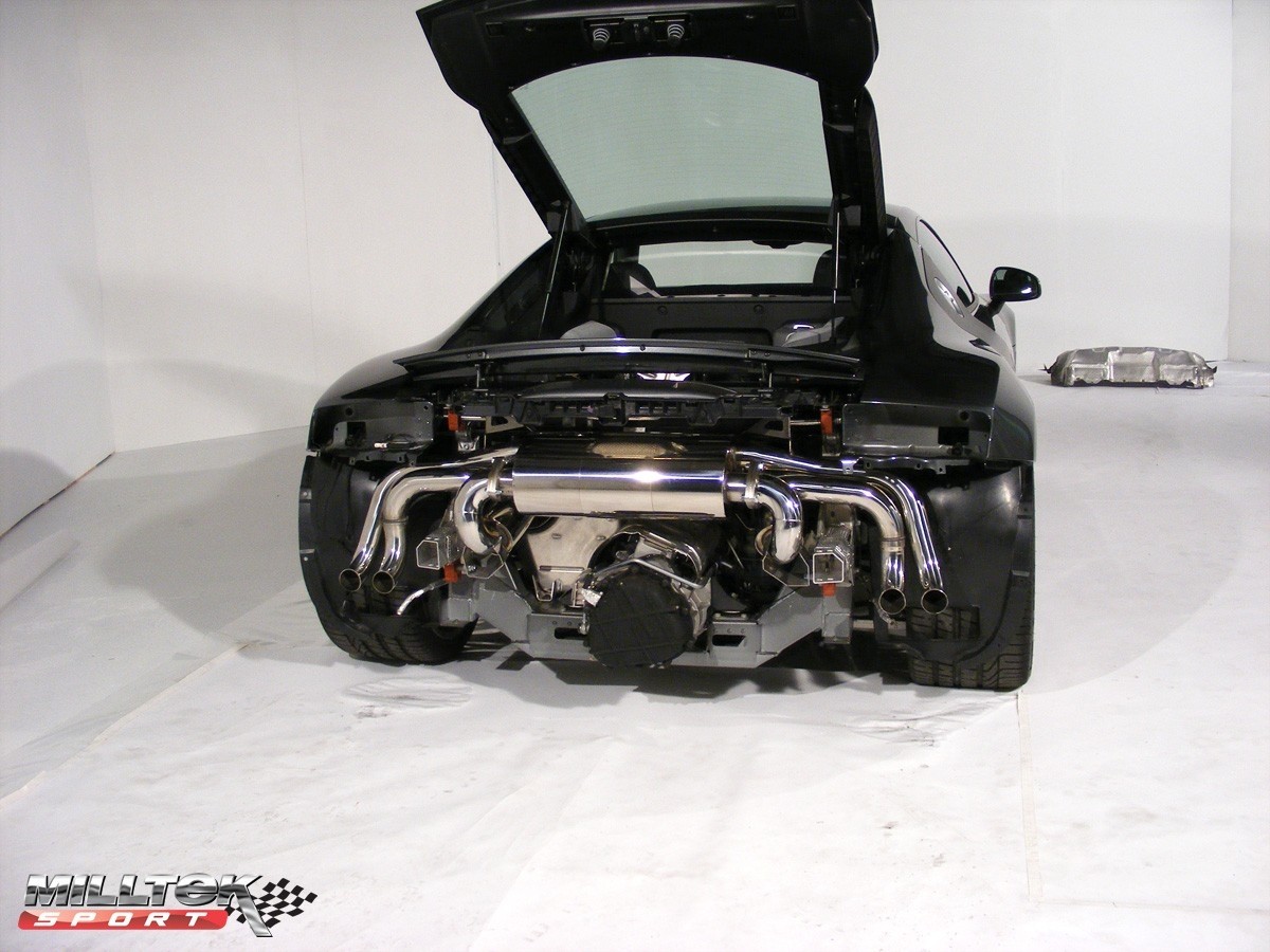 Milltek Audi R8 4.2 FSI quattro cat-back systeem non-resonated(l