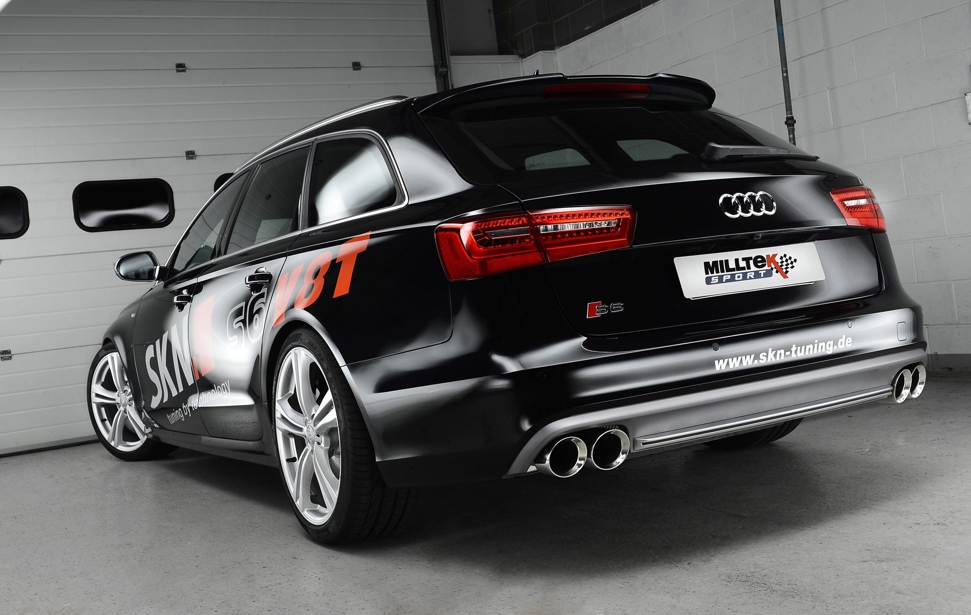 Milltek Audi S6 4F 4.0 TFSI quattro resonated(stiller) quad cat-