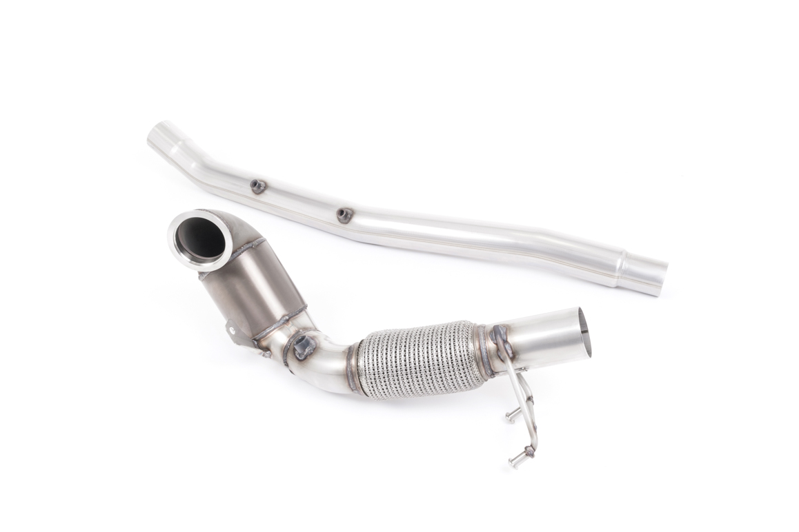 Milltek Large Bore Downpipe and Hi-Flow Sports Cat VW Golf MK7.5  R Estate/Variant 2.0 TSI 300PS