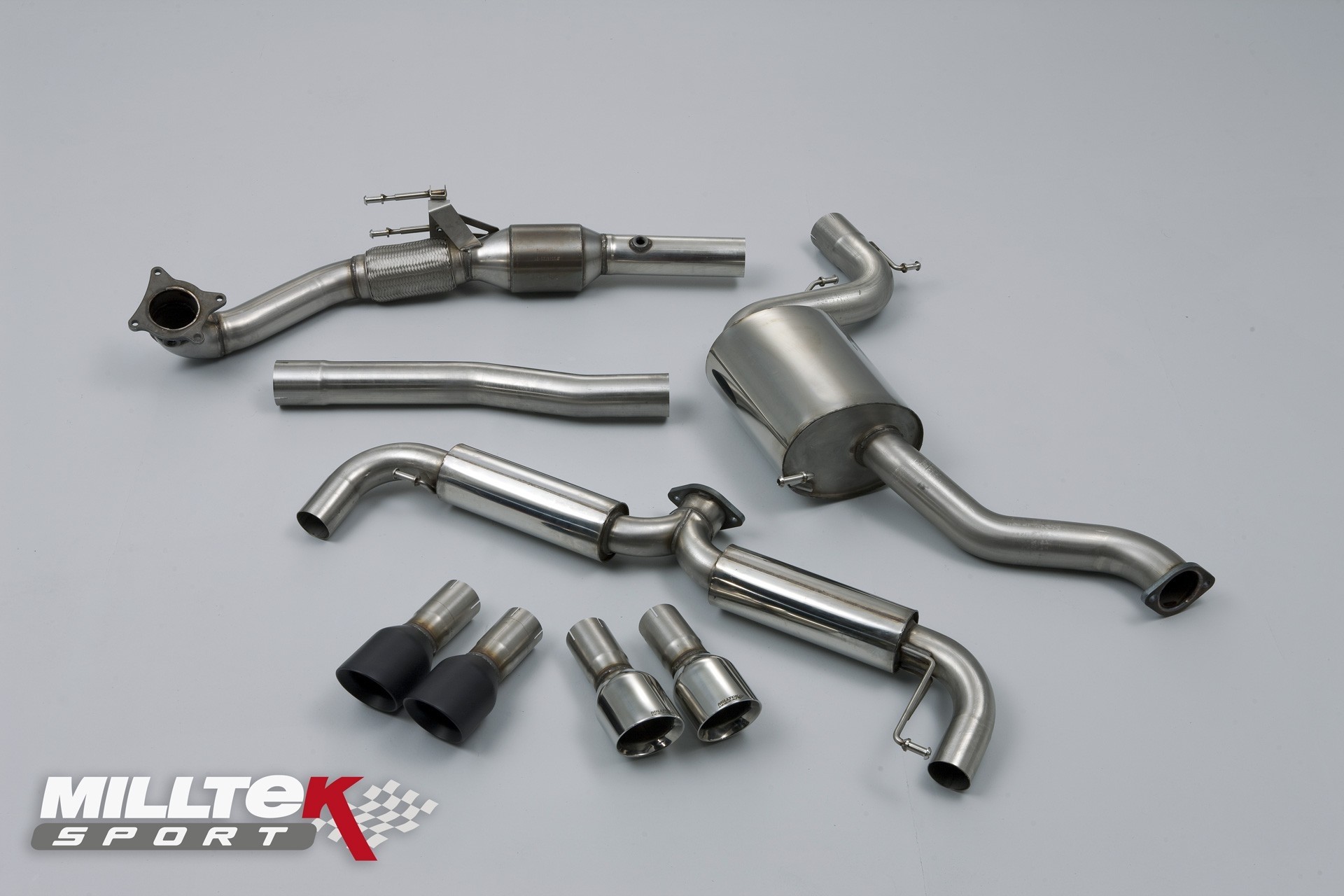 Milltek VW Golf VI GTI 2.0 TSI 3inch dual turbo-back Race systee
