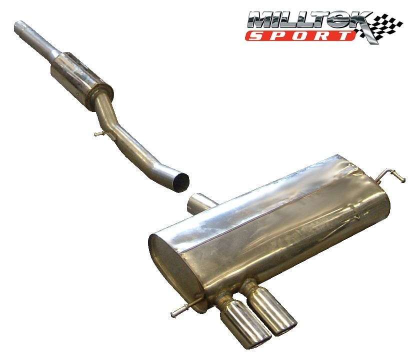 Milltek Audi S3 8L 1.8T quattro resonated(stiller) cat-back syst