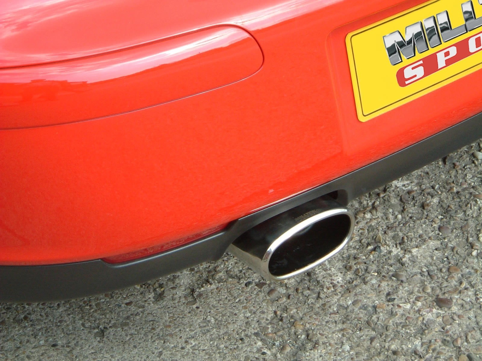 Milltek SEAT Ibiza 6L cat-back systeem resonated(stiller) met en