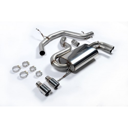 Milltek SEAT Leon 1P 2.0 TFSI 200-211pk cat-back systeem resonat
