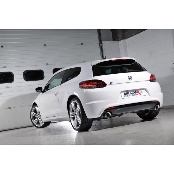 Milltek VW Scirocco GT 2.0 TSI 200pk turbo-back systeem resonate