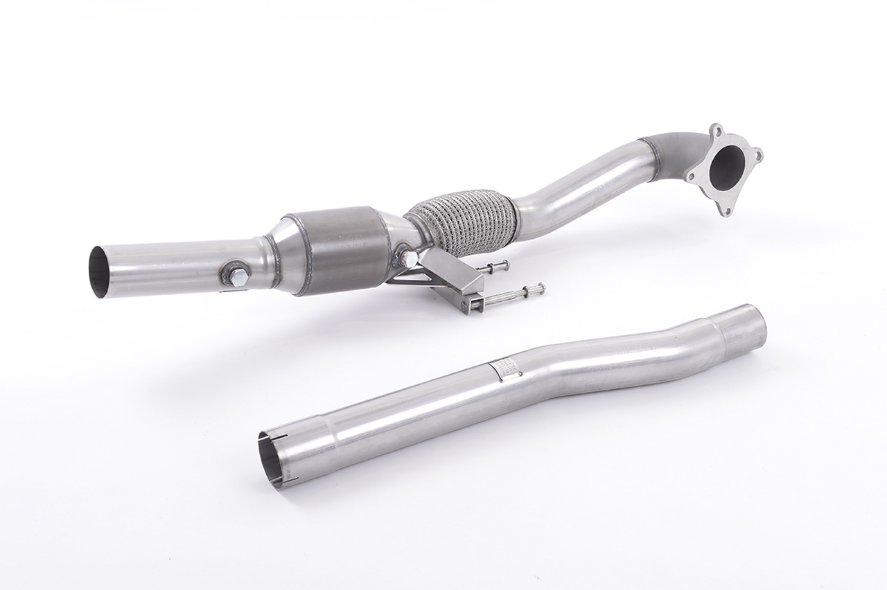 Milltek Skoda Octavia IIRS 2.0 TFSI Large-bore downpipe met hi-f